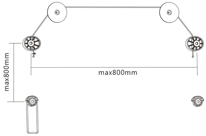 Fladskærmsbeslag ultra slim 37-70"